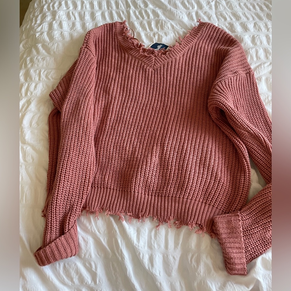 Pink Knit Sweater